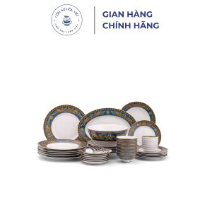 Bộ đồ ăn Âu-Á 45 sản phẩm - Hoàng Cung - Cẩm Tú