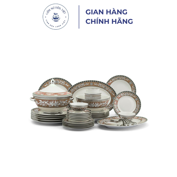 Bộ đồ ăn Âu-Á 45 sản phẩm - Hoàng Cung - Cẩm Tú - Ảnh 4