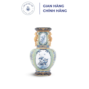 Bình hoa lục giác 45 cm (quai rồng) - Thịnh Vượng