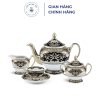 Bộ Ấm Trà Hoàng Gia Đen Vàng