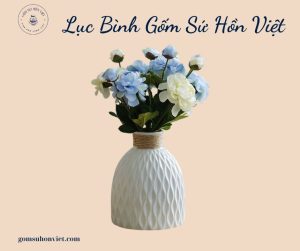 bình sứ gốm cỡ nhỡ
