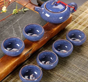Bộ ấm chén uống trà đẹp, cổ điển