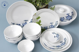 Bộ đồ ăn hồn việt sứ